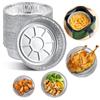 20Pcs Non-stick Aluminum Foil Liners Air Fryer Disposable Paper Liner Oil-proof Steaming Basket Kitchen Tool BBQ Drip Pan Tray