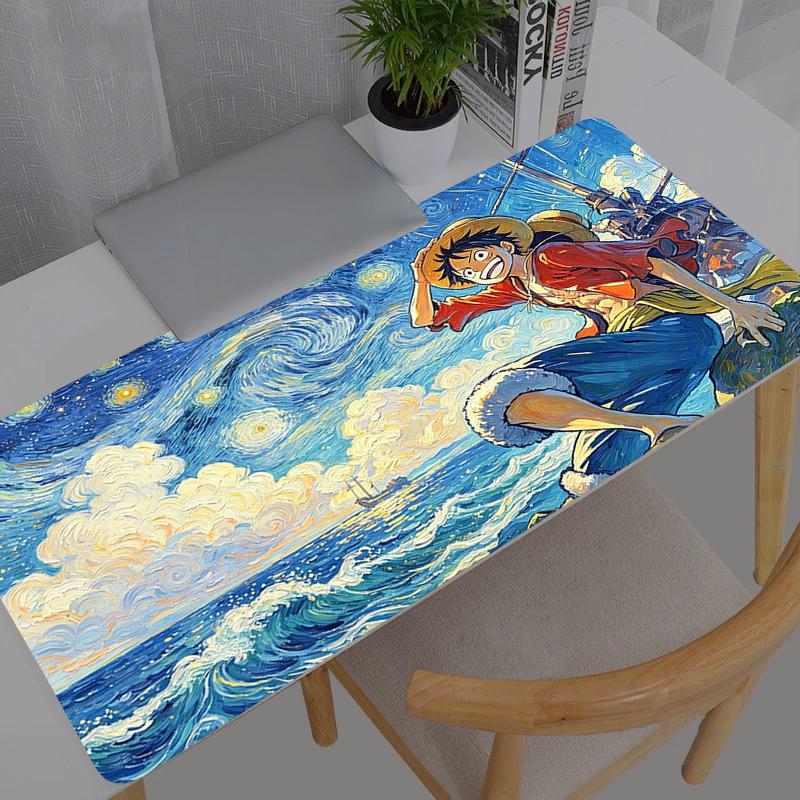 Xxl Mouse Pad One Piece Anime Gamer Computer Mousepad Gaming Accessories Tablet Varmilo Keyboard Durable New Xxl Mausepad