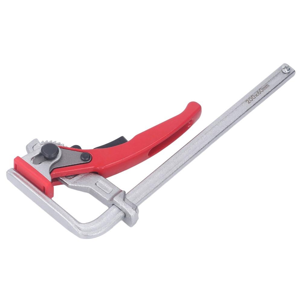 2pcs Quick Ratchet Mechanism Ratcheting Table Clamp 530 Lbs Clamping Force Bar Clamp Woodworking