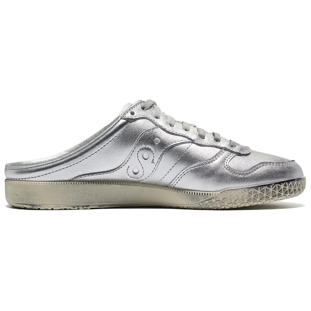SAUCONY Bullet Ct Удобные Универсальные Нескользящие Тапочки с закрытым носком Унисекс Тапочки Серебристые S79058-5