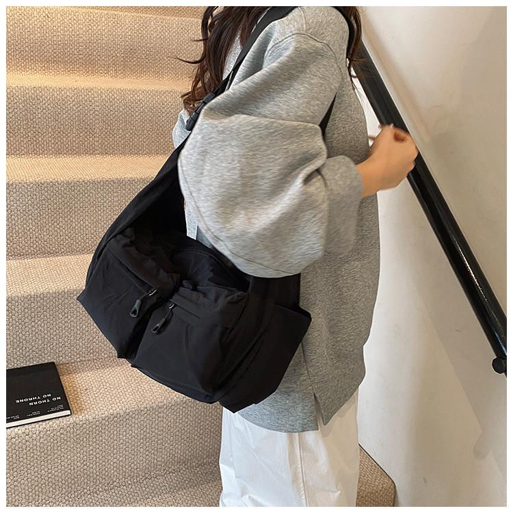 IELGY Foreign Trade Autumn Winter New Style Large-Capacity Nylon Fashion One-Shoulder Messenger Bag