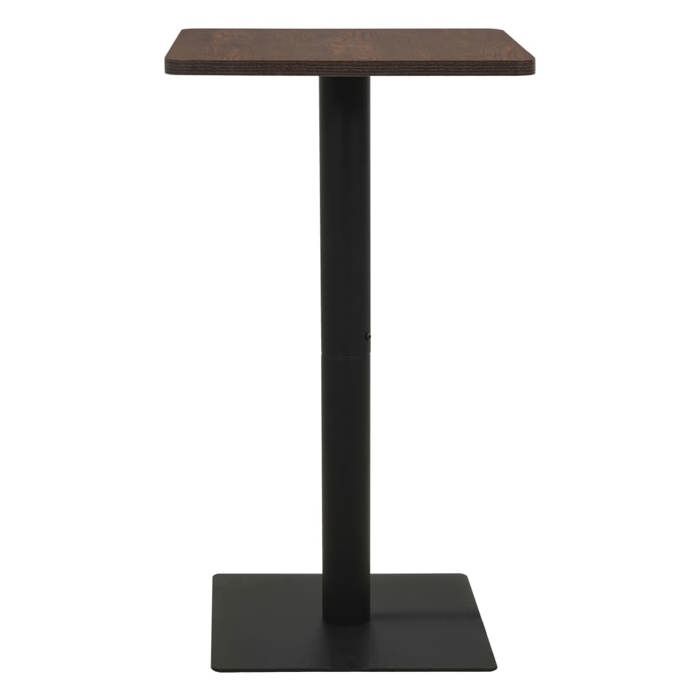 VidaXL Bistro Table Dark Ash 50x50x107 Cm 321923