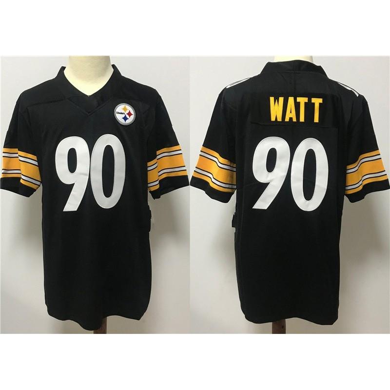 Pittsburgh Steelers NFL Football Jersey Mens Team Sport Uniform Fan Apparel Black White Yellow
