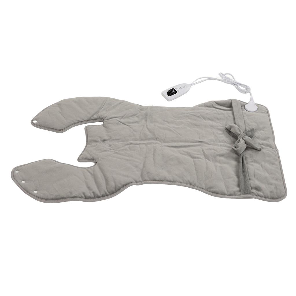 Back Heating Pad 6 Level Temperature Adjustment Drapeable Electric Back Heating Pad Soft Plush Back