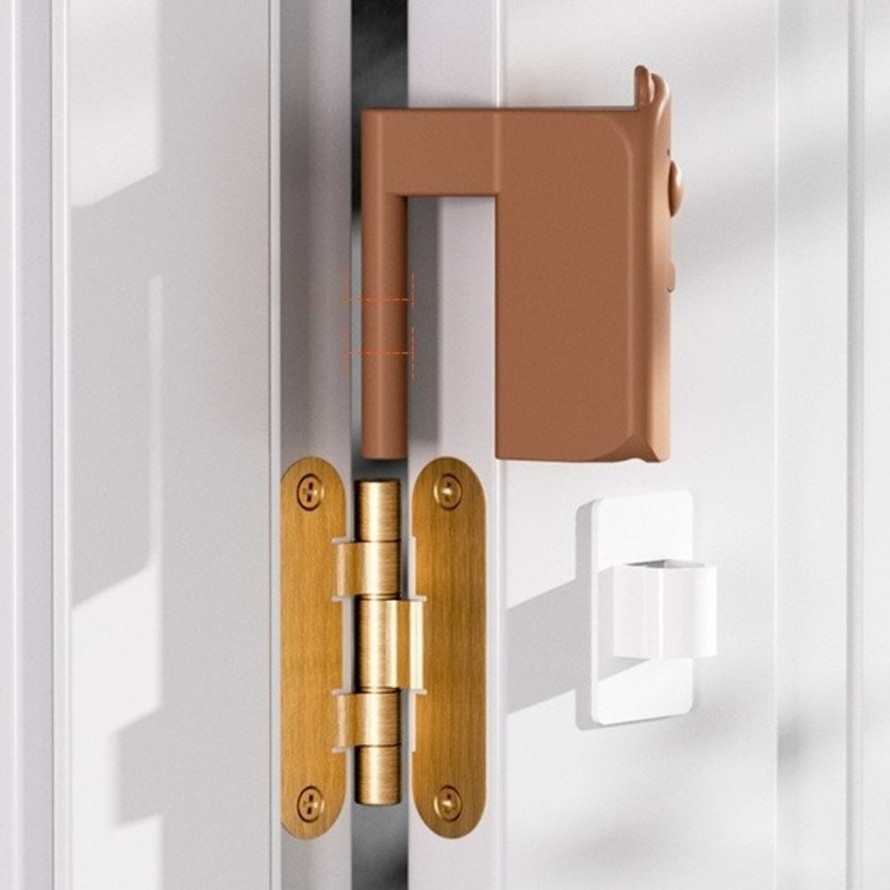 Защита от защемления пальцев Блокиратор зазоров в дверных швах Предотвращение травм при входе в дверь Защитная дверная решетка для ванной комнаты