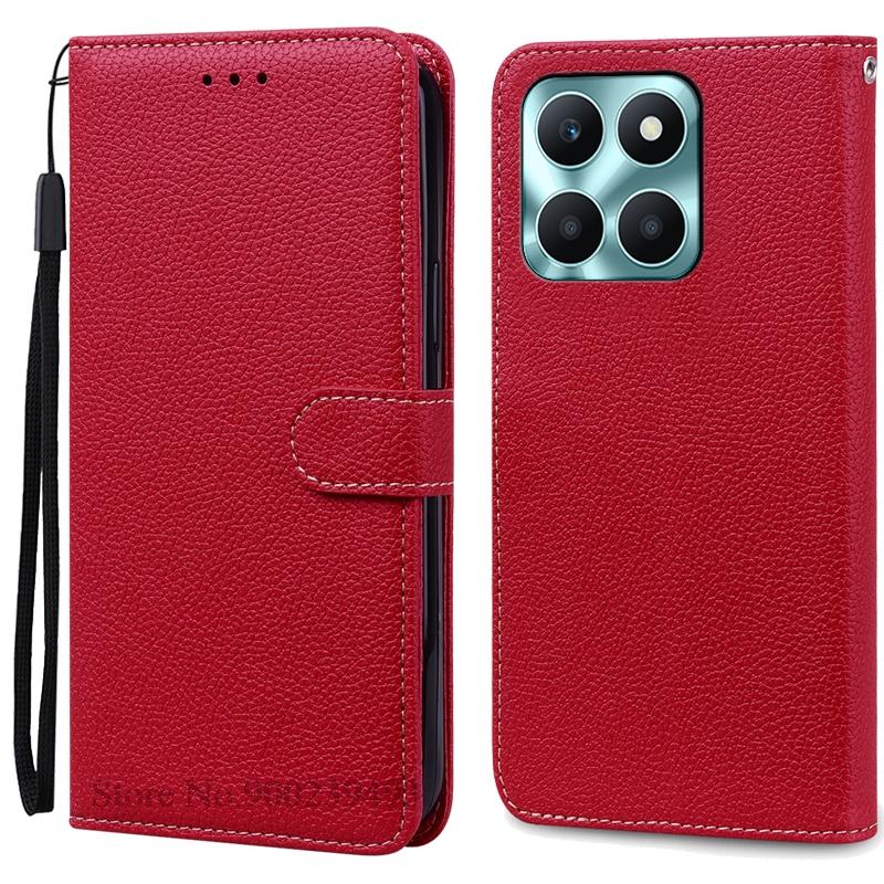 Чехол для Honor X6B, кожаный флип-кошелек, чехол для телефона Honor X6B, чехол-книжка, чехол для корпуса Honor X6B, чехлы, чехлы