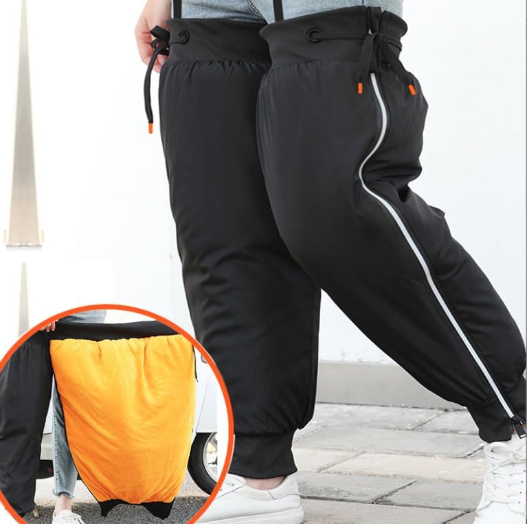 Теплые зимние гетры для мужчин и женщин, идеально подходящие для и легко надеваемые и снимаемые, идеально подходящие для верховой езды на открытом воздухе и отличные толстые, велосипедные,