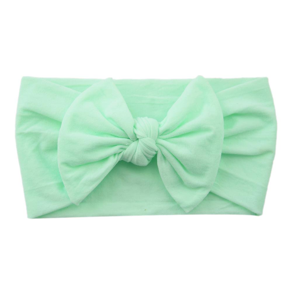 Детские аксессуары для волос, нейлоновый бант, детская повязка на голову, супер мягкая широкая повязка на голову, детские чулки, повязка на голову