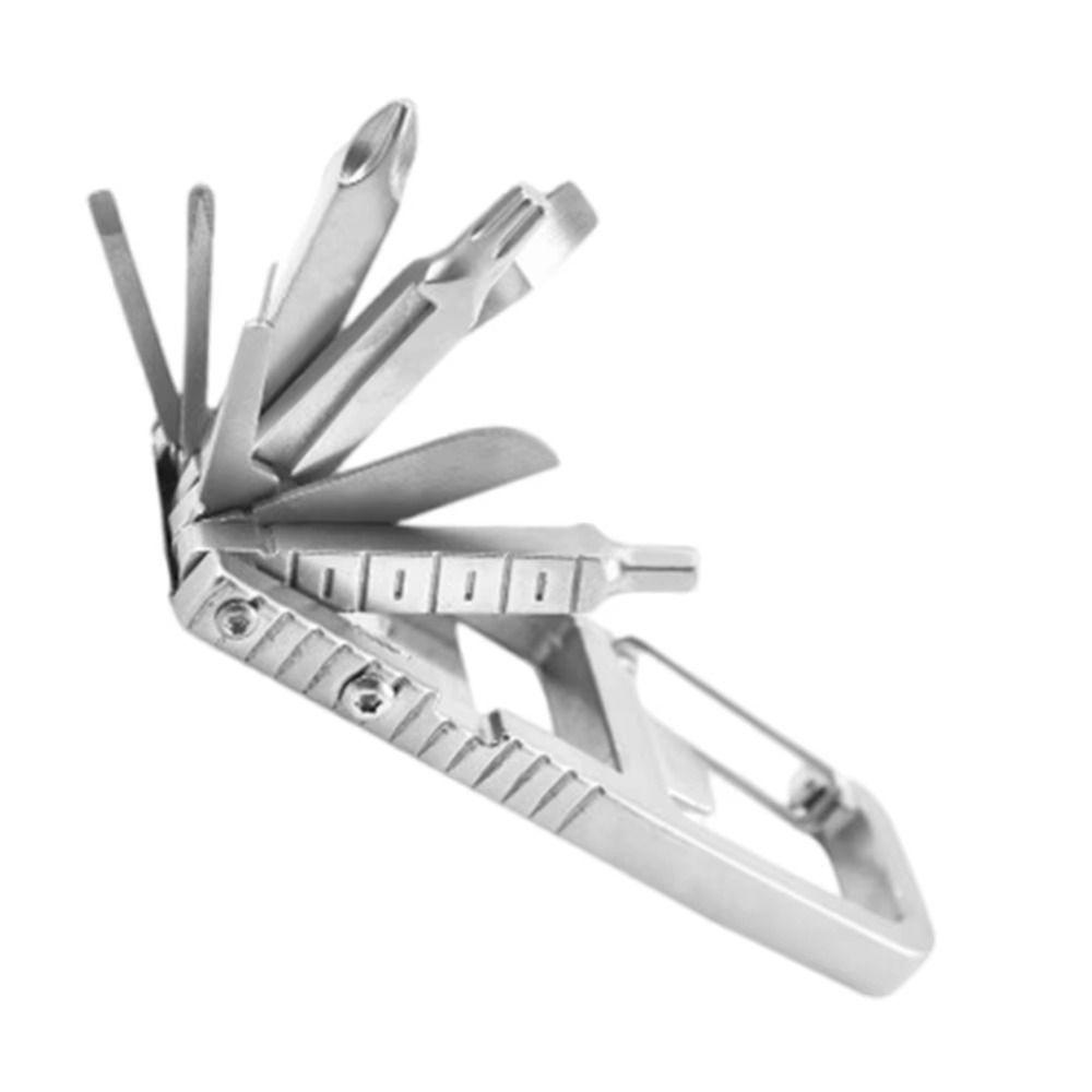 Bottle Opener 10 In 1 Keychain Multitool 10-in-1 Stainless Steel Outdoor Tool Unboxing