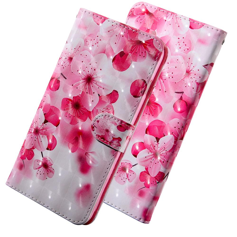 Флип-кожаный чехол с 3d рисунком кошки, собаки и цветка для Samsung A01 A11 A21 A21s A31 A41 A51 A71 M31s M30s M21 A20 A30 A50 S, обложка книги