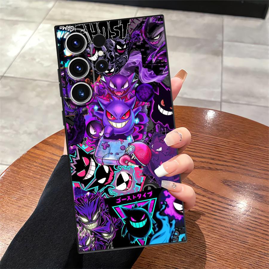 Funda Phone Cover Case for Samsung Galaxy S26 S10 S9 S20 S24 Plus S21 FE S23 Note 20 Ultra 8 9 10 S25 Ultra Hot Pokemon Gengar