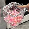 Laundry Pods Container Clear Storage Box For Washing Capsules Dryer Sheets Container Desktop Storage Organizer with Lid