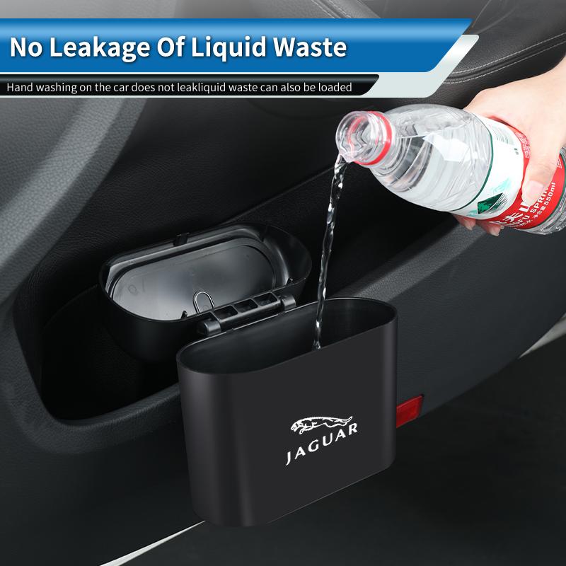 Car Door Trash Can Garbage Case Waste Tools Storage Box Accessories For Jaguar XF XJ XFR XKR S-Type F-Type X-Type F-Pace I-Pace SS2