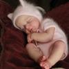 49 см LOULOU AWAKE Реалистичная кукла-реборн с 3D-видимыми венами