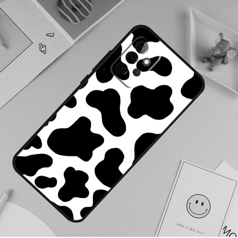 Cow Print Phone Case For Samsung Galaxy A53 A33 A13 A12 A32 A52 A14 A34 A54 A15 A25 A35 A55 A71 A51