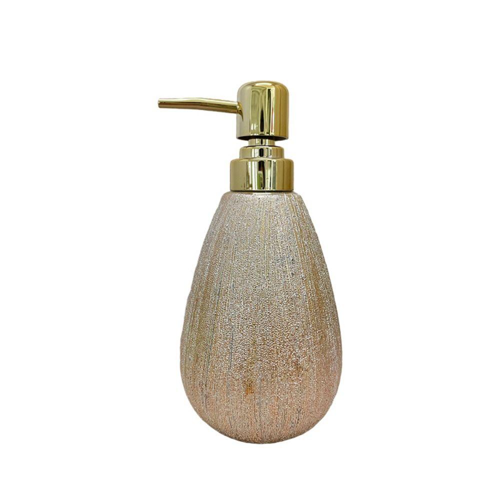 Gold Hand Sanitizer Bottle Luxury Lotion Bottle Portable Liquid Dispenser Cosmetic