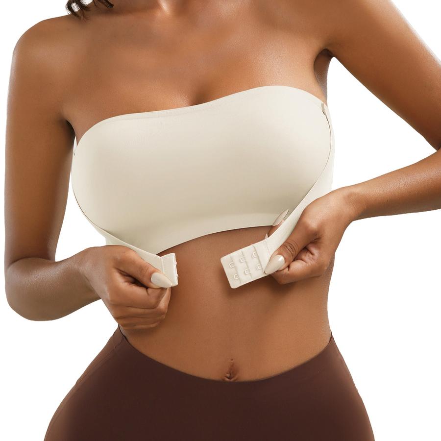 Бесшовный бюстгальтер без бретелек, бюстгальтер пуш-ап, женское невидимое беспроводное нижнее белье