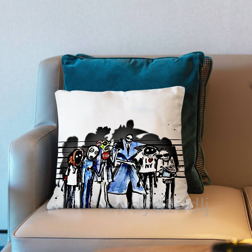 AAsap Dont Be Dumb RRocky Pillow Case Short Plush Sofa Decorative Gift Home Doublesided Printing Cushio