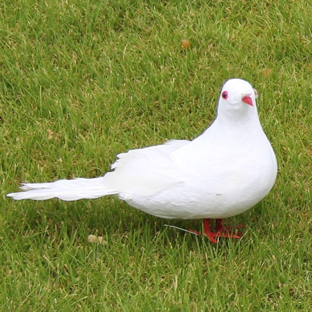 Spread Wings Peace Dove Bird Simulation Dove Creative White Pigeon  Garden