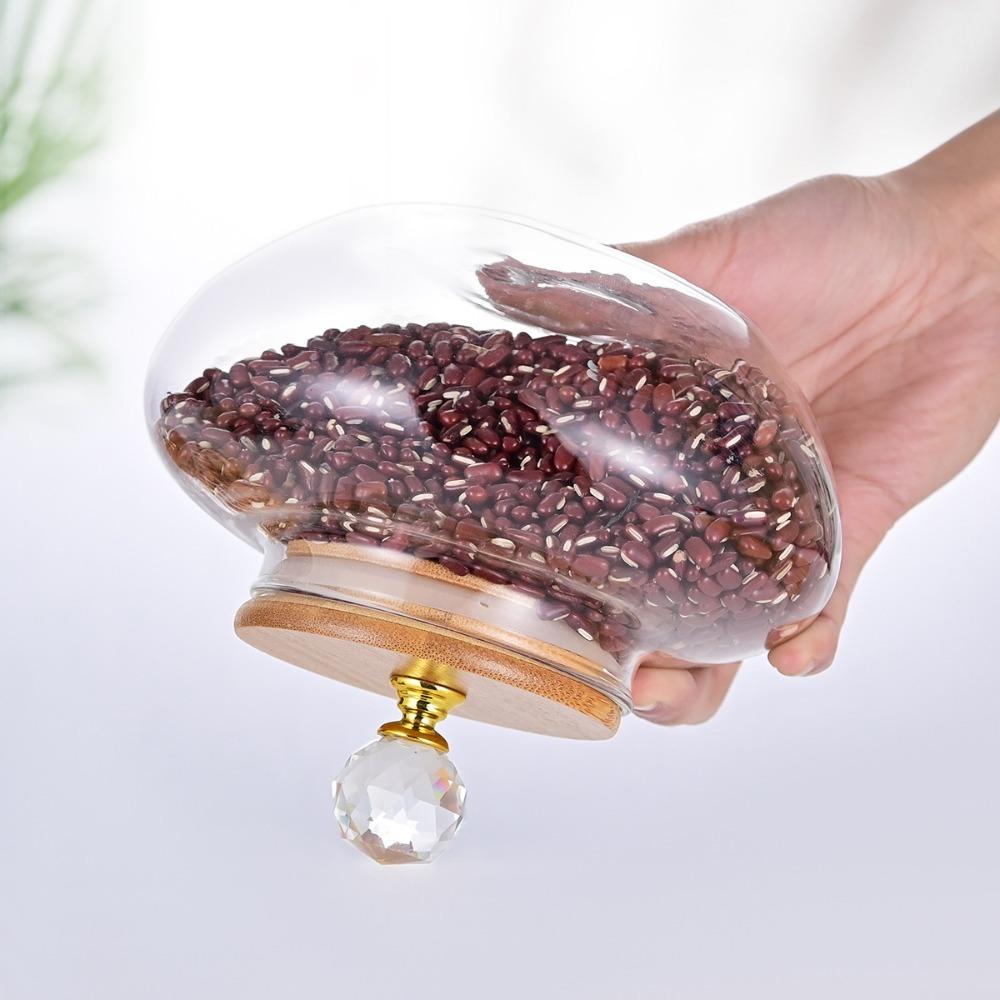 Moisture-Proof Glass Sealed Jar Airtight Sugar Salt Container Coffee Bean Storage Tank  Grain