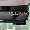 Car Rear View Mirror Decal Funny Car Quotes Stickers Interior Decor Waterproof Vinyl Decals Car Accessories Gifts