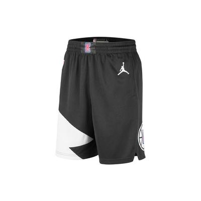 Баскетбольные шорты NBA Dri-FIT Los Angeles Clippers с цветными блоками и эластичным поясом, мужские черные шорты DO9431-010