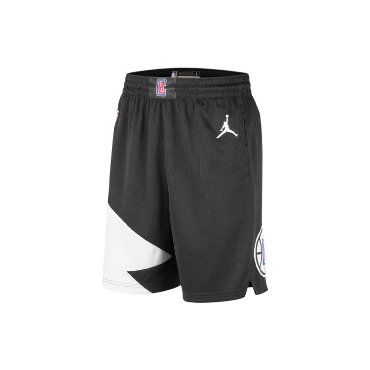 Jordan Баскетбольные шорты NBA Dri-FIT Los Angeles Clippers с цветными блоками и эластичным поясом, мужские черные шорты DO9431-010