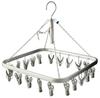 Aisen Lightweight Aluminum Corner Hangers (20 Pieces, with Clips) LK601, Size 2 X 40 X 42cm