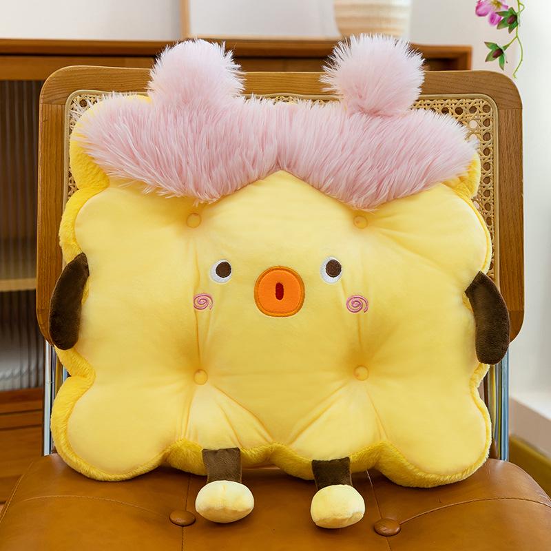 Мультяшная Милая Напольная Футон-Матрас - Подушка-Сиденье Татами для Эркерного Окна с Поддержкой Поясницы Дизайн Печенья