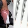 Nail Art Liner Brushes, Gel Polish Painting Art Design Pen Set Striping Brushes For Thin Long Lines Fine DrawingDelicate Coloring Sizes 7/9/11mm