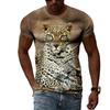 Summer Various Animal Pattern Men's T-shirt 3D Fashion Cool Style Printed T-shirt Hip Hop O-neck Casual Trendly Short Sleeve Tee