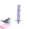 Resin Bird Perch for Claw & Beak Grinding, Anti-Scratch Parrot Standing Stick, Durable Foot Health Trimmer for Budgie Cockatiel Cage Accessories