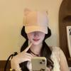Self-developed Cute Sweet Three-dimensional Cat Ears Baseball Cap Children Spring and Summer Thin Hard Top Sunshade