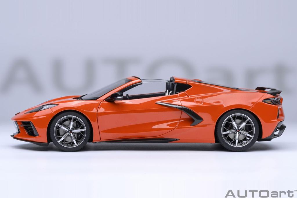 AUTOart Chevrolet Corvette Stingray Z51 Orange Finished Product 1/18 (C8)