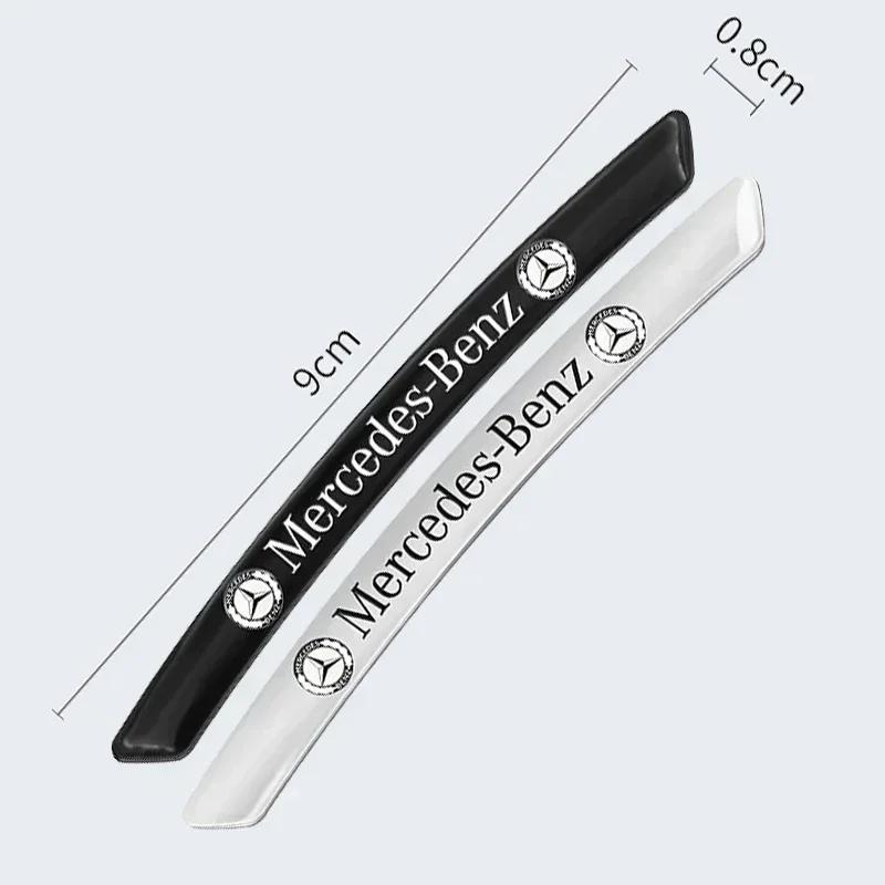 4Pcs Car Wheel Hub Rim Badge Stickers Decoration For Mercedes Benz C180 C200 C260 C300 W108 W124 W126 W140 W168 W169 W176 GL1
