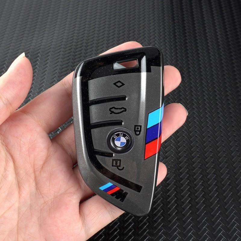 Чехол-брелок для автомобильного ключа, чехол-сумка для BMW X1 X3 X4 X5 F15 X6 F16 G30 7 Серия G11 F48 F39 520 525 f30 118i 218i 320i наклейка