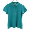 Short Sleeve Polo Shirt 42 Turquoise Fawn Women Used