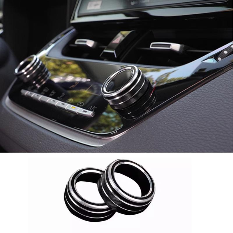 Console Air-Condition Adjust knob Black Trim Cover For Toyota Corolla -2024