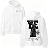 Rapper Kanye West Telling Truth Is Crazy in A World Full of Lies Graphic Hoodies Unisex Casual High Quality Hoodie Sweatshirt