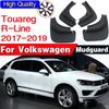 For VW Volkswagen Touareg R-line 2017 2018  Mudflaps Splash Guards Front Rear Mud Flap Flaps Mudguards Fender