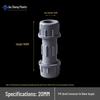 PVC Quick Connect Water Pipe Repair Fittings: 20-90 Telescopic Joint