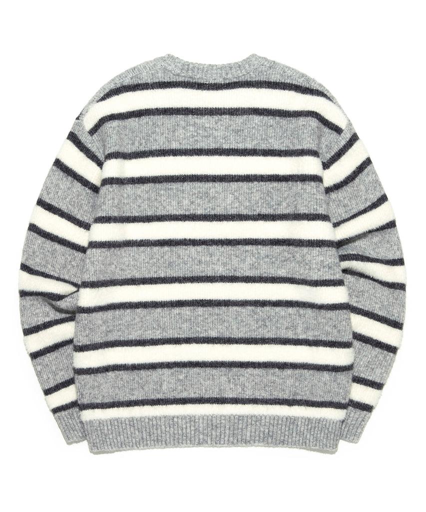 LEE Multi-Stripe Knit Light Gray