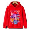 New Autumn and Winter Fashion Demon Hunter Anime Children's Hoodie, Cute and Beautiful Girls, Warm and Comfortable, Loose and Versatile Top