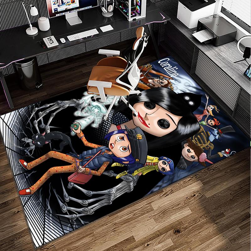 Fantasy In horror mother Office Rug Chair Mat, Game Carpet, Suitable for Front Door, Bedroom, Living Room, Desk, Holiday Gift
