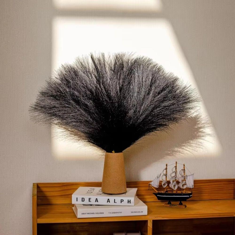 20Pcs 50cm/22in Tall Artificial Pampas Grass Plush Faux Grass Artificial Flowers Home Decoration