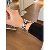 Ремешок из натуральной кожи с леопардовым принтом для Apple Watch, подходит для Ultra 2, 49/46/45/42/40 мм, кожаный ремешок для iWatch Series 11 / 10 / 9 / 8 / 7 / 6/ 5/SE
