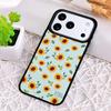 Красивый желтый чехол-подсолнух для iPhone 17 Air 16 15 11 12 14 13 Pro Max Ударопрочный чехол