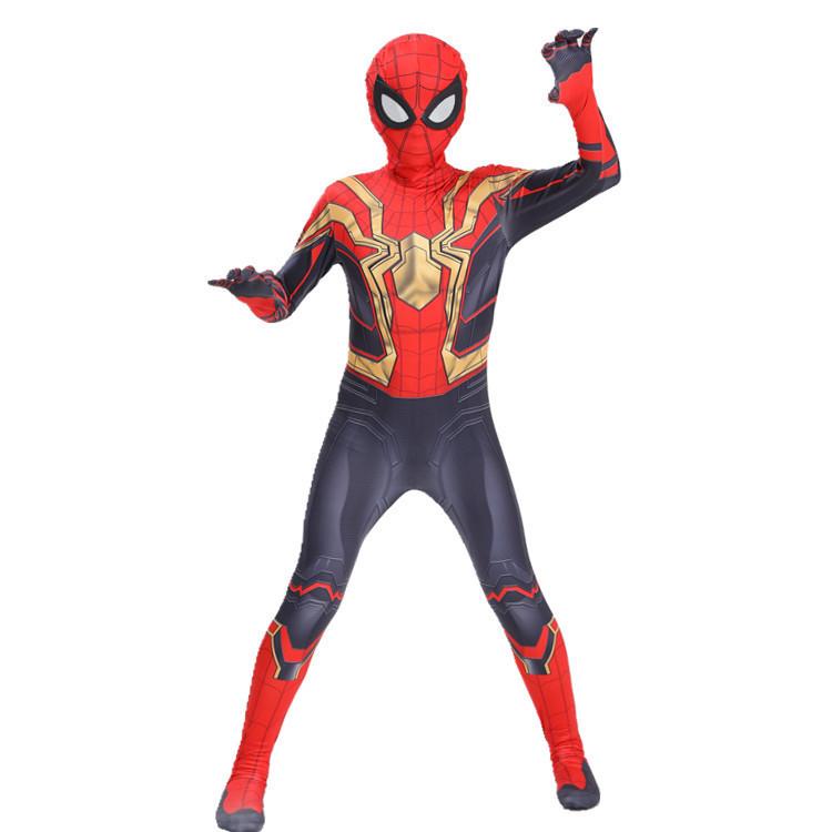 Halloween Star-Shine Spider-Man Jumpsuit: Far From Home Cosplay Miles & Gwen
