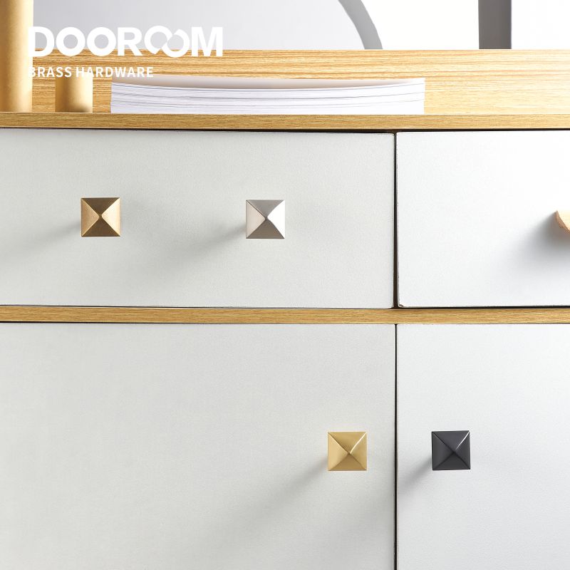 Dooroom Латунные Мебельные Ручки Матовый Никель Щетка Желтая Бронза Ручки Шкаф Шкафчик Комод Ящик для Обуви Ящик Шкаф Ручки
