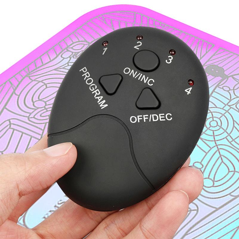 Электрический коврик для ног, портативный массажер для ног EMS, массажер для кровообращения ног, интеллектуальный массаж кровообращения(Внимательно прочтите инструкцию)